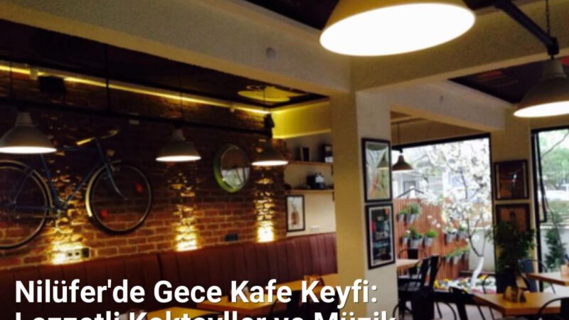 Nilüfer'de Gece Kafe Keyfi: Lezzetli Kokteyller ve Müzik - bursagece.net.tc