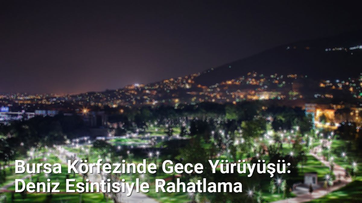 Bursa Körfezinde Gece Yürüyüşü: Deniz Esintisiyle Rahatlama - bursagece.net.tc